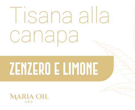 tisana CBD limone zenzero