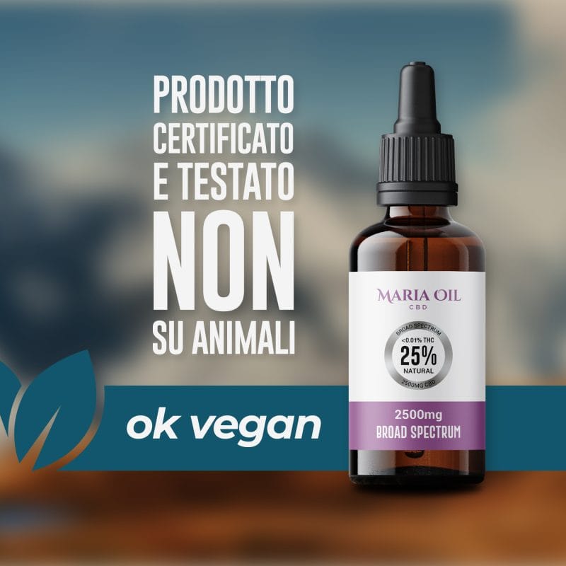 Olio di CBD 25% (2500mg) Broad Spectrum - immagine 4