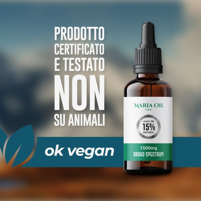 Olio di CBD 15% (1500mg) Broad Spectrum - immagine 4