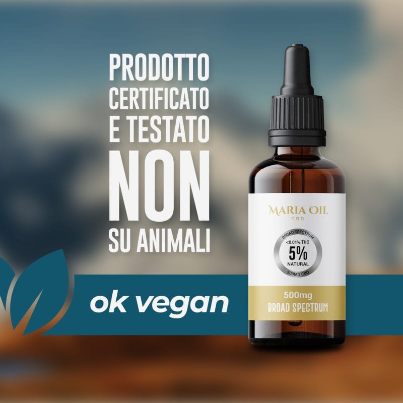 Olio di CBD 5% (500mg) Broad Spectrum - immagine 4
