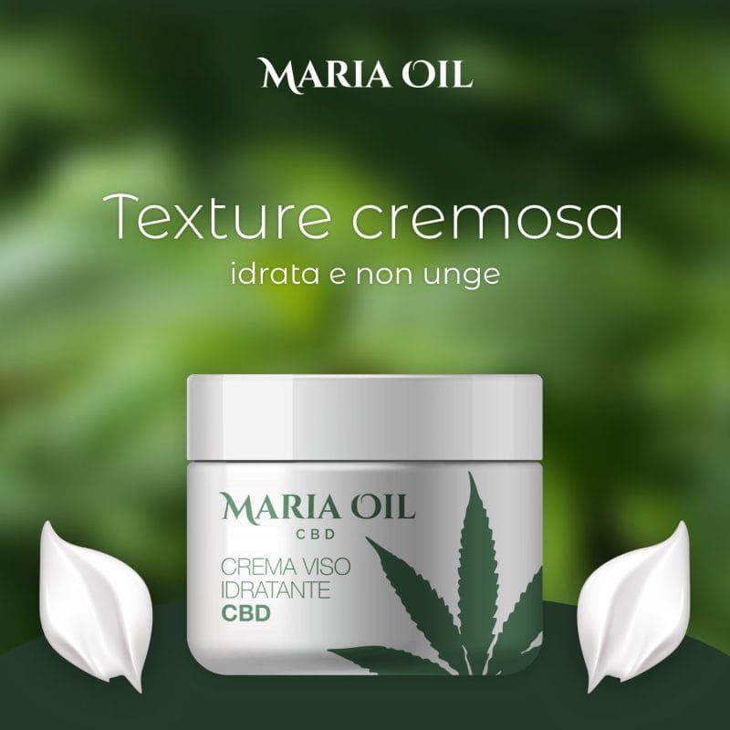 Crema CBD viso Idratante - immagine 6
