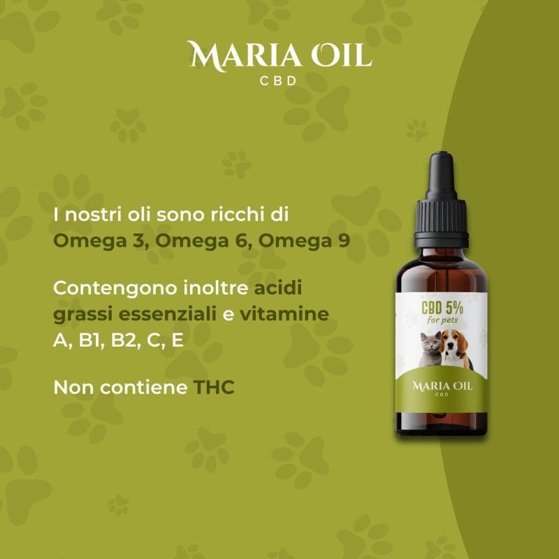 Olio CBD Pet 5% per animali - immagine 3